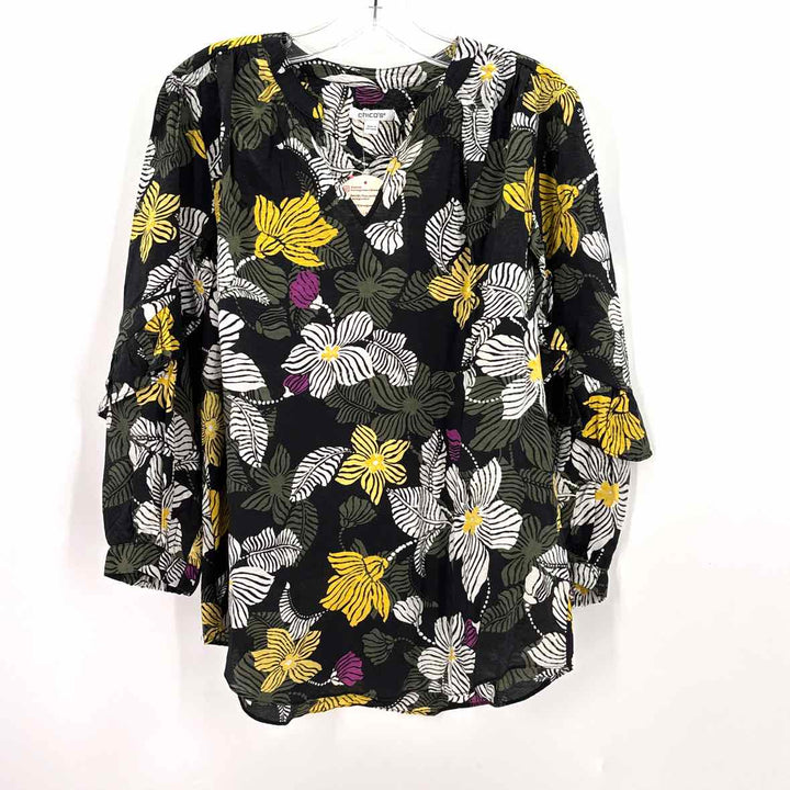 Size 10 Chico's Black Shirt