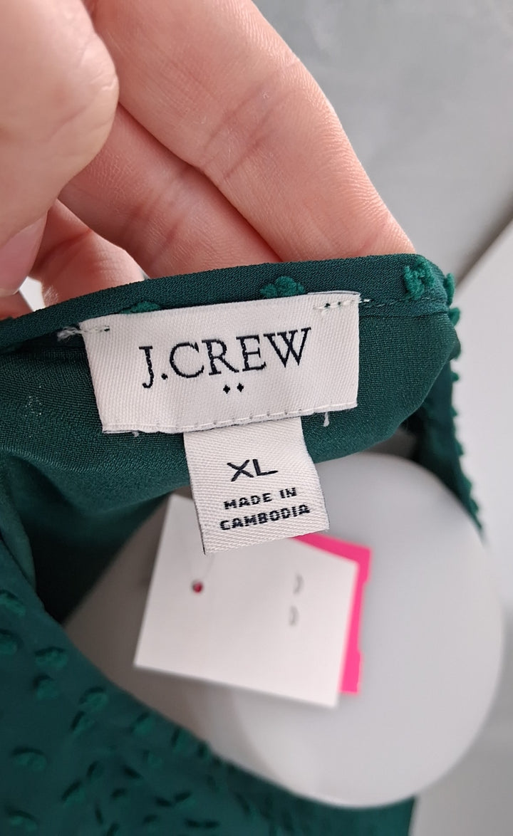 Size XL J Crew Green Shirt
