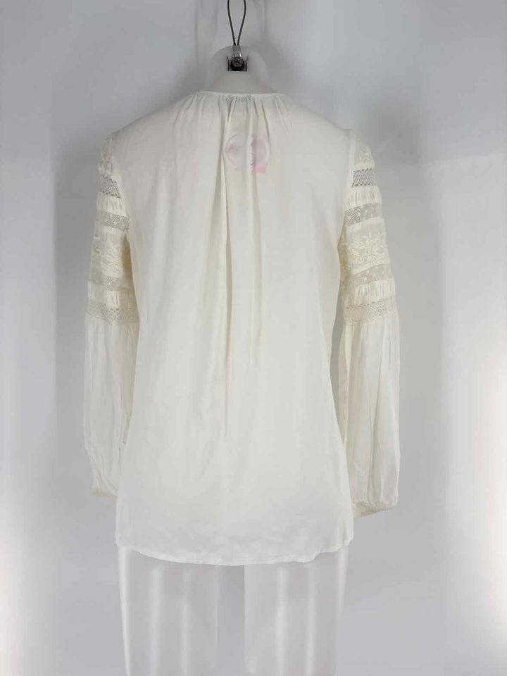 Size 4 Chico's Cream Shirt
