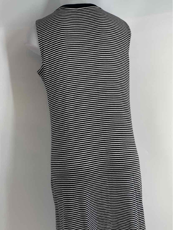 Size L Talbots Black/White Dress