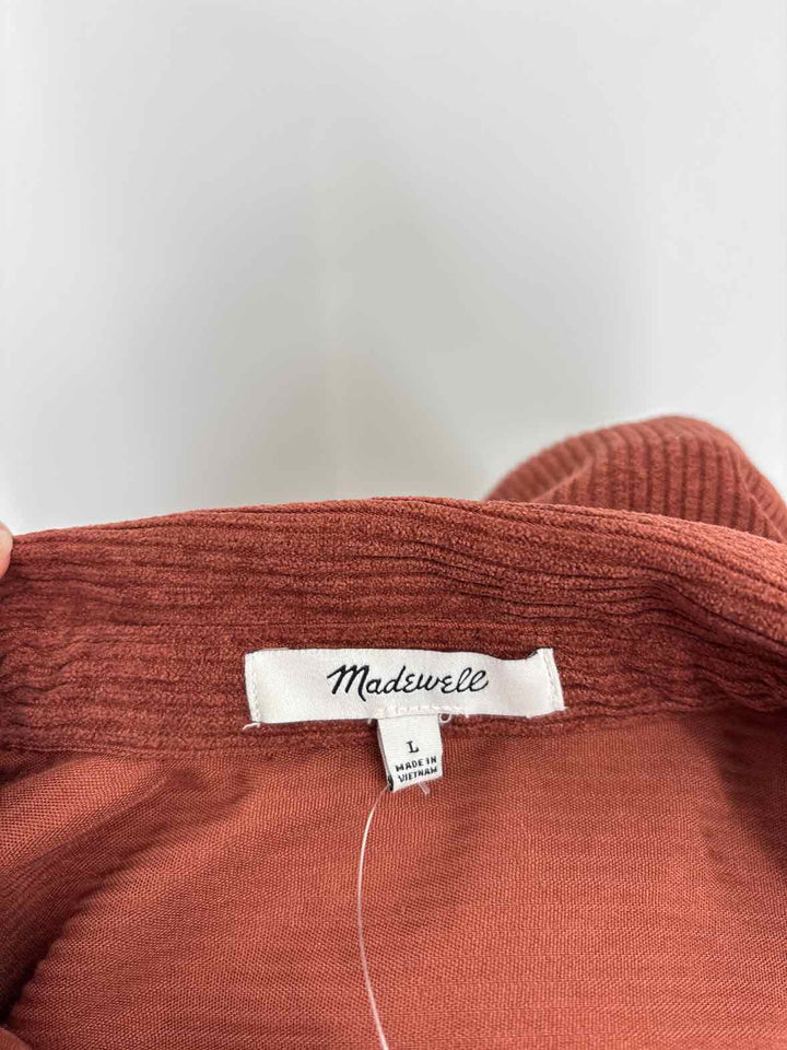 Size L MADEWELL Brown Shirt
