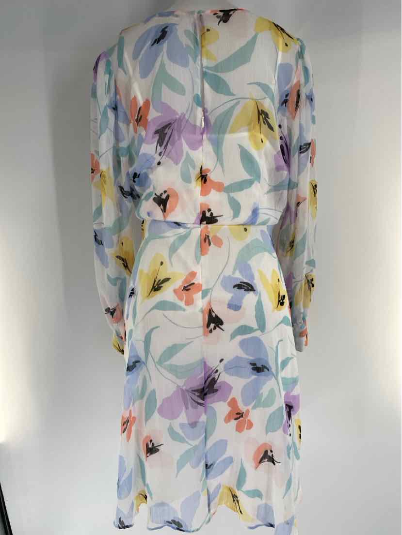 Size 12 Calvin Klein White Dress