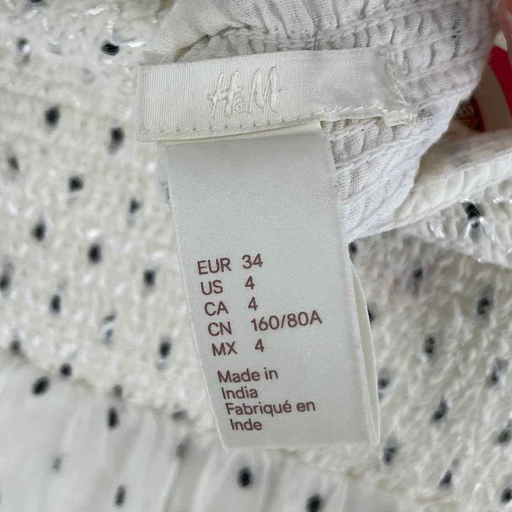 Size 4 H&M Cream Dress