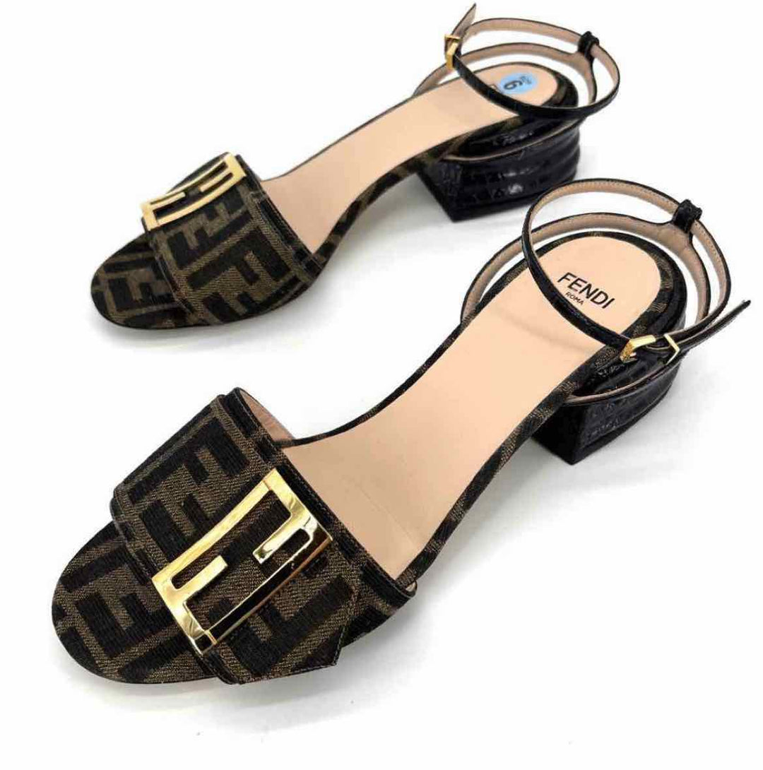 Shoe Size 37 Fendi Brown Luxury - Sandals