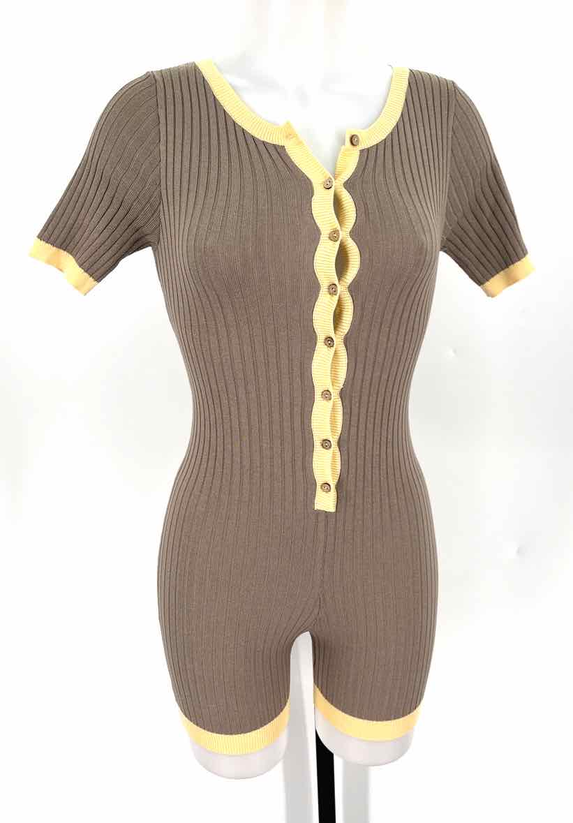 Size S FREE PEOPLE Tan Knit Dress