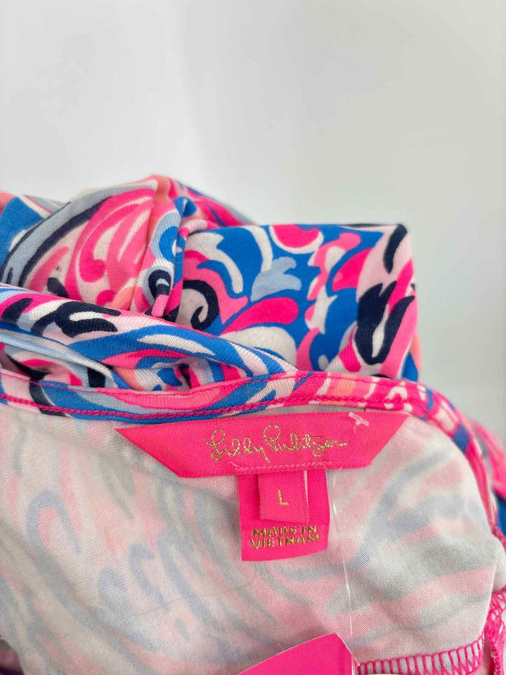 Size L Lilly Pulitzer Multi-Color Shirt