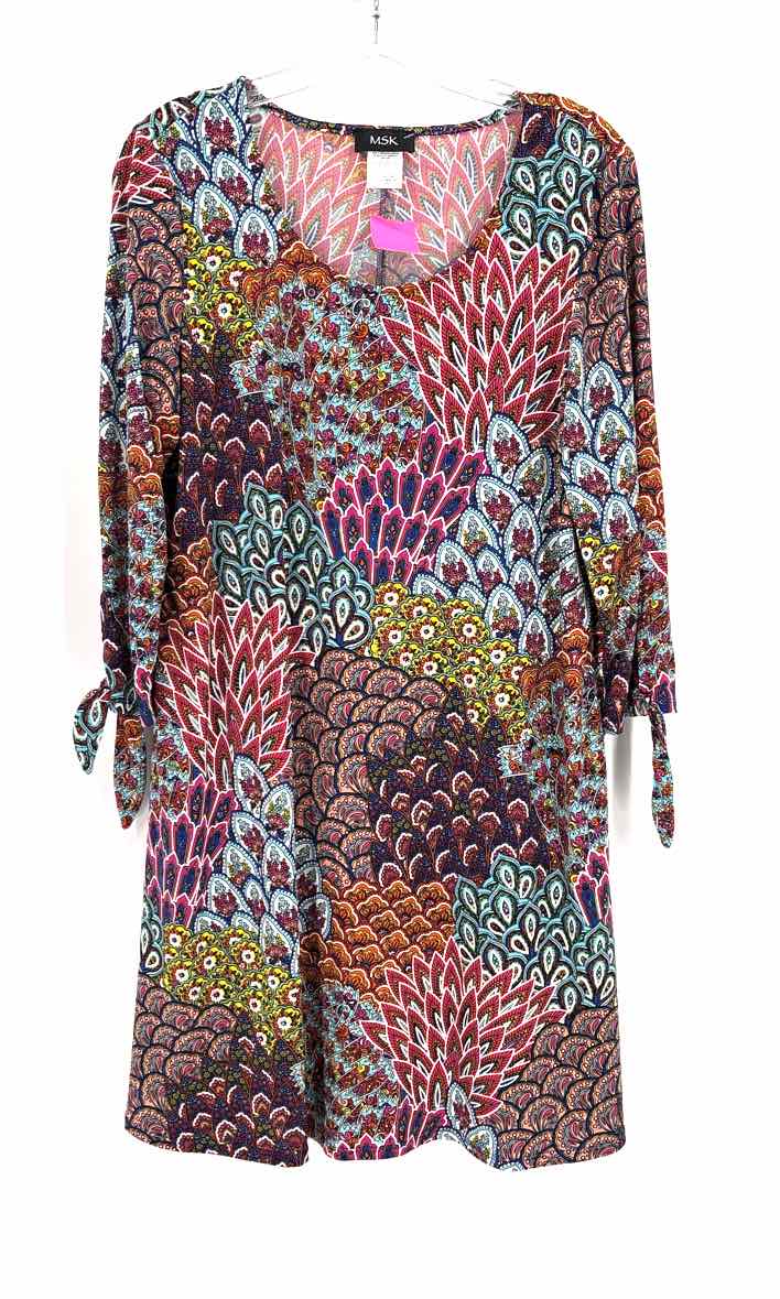 Size L MSK Multi-Color Dress