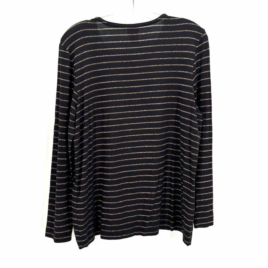 Size L Chico's Black Shirt
