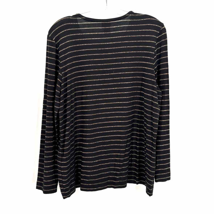 Size L Chico's Black Shirt