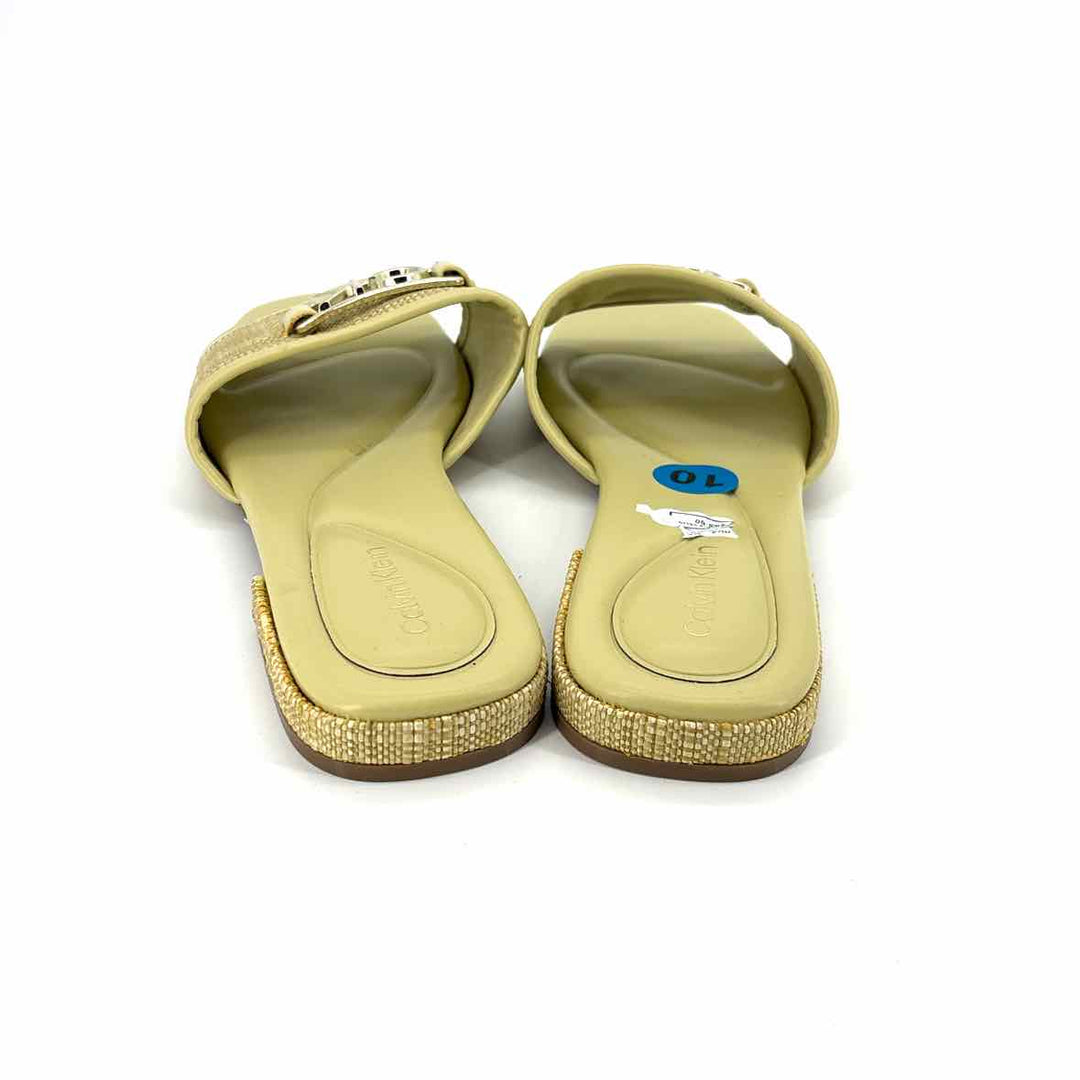 Shoe Size 10 Calvin Klein Lime Green Sandals