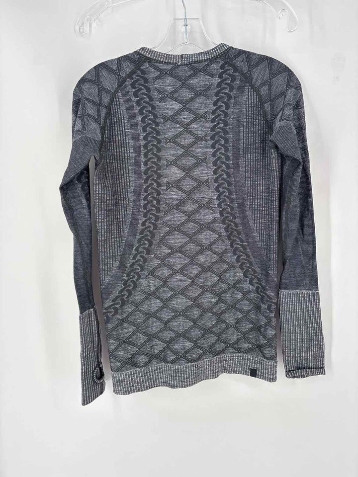 Size M Lululemon Black Print Shirt