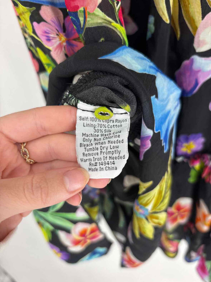 Size S Johnny Was Black Skirt