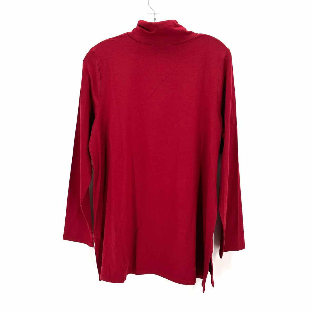 Size M J JILL Burgundy Shirt