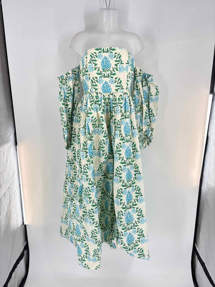 Size M Anthropologie Green Dress