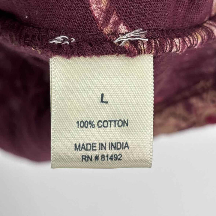 Size L Burgundy Shirt