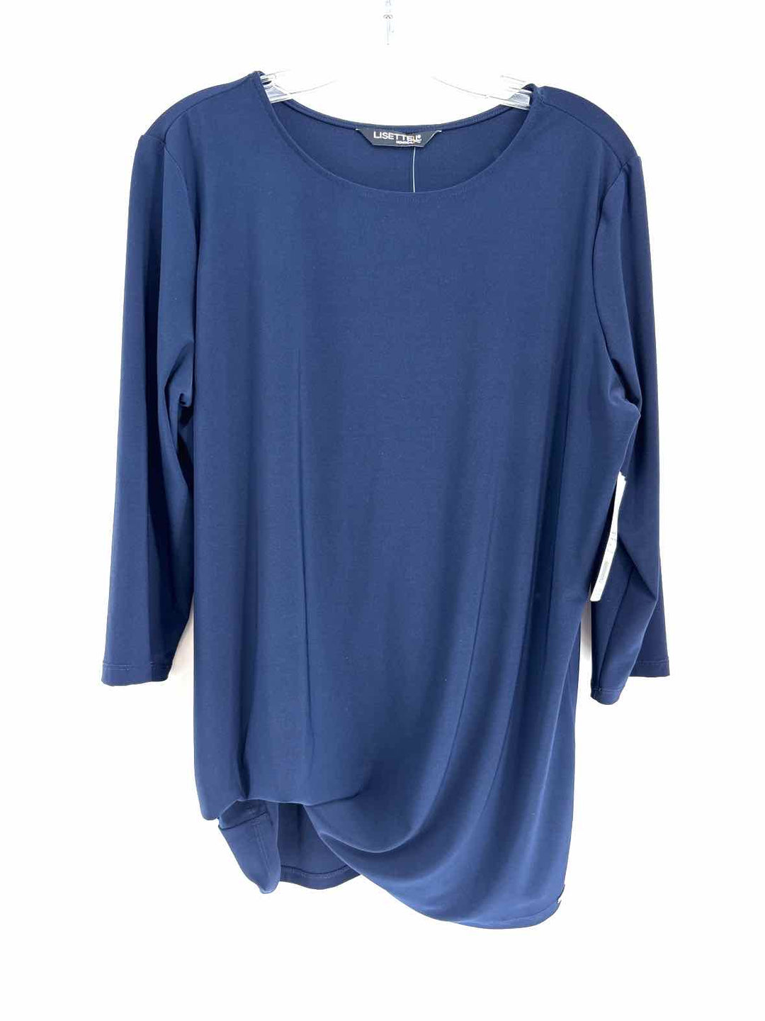 Size L LISETTE Navy Shirt