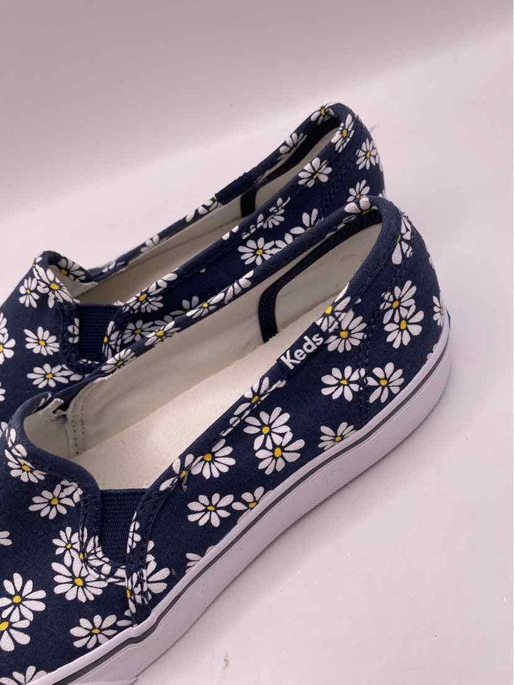 Shoe Size 7.5 Keds Navy Flats