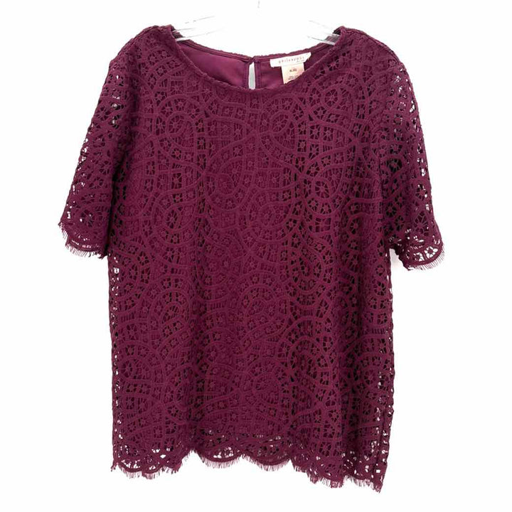 Size XL PHILOSPHY Purple Lace Shirt