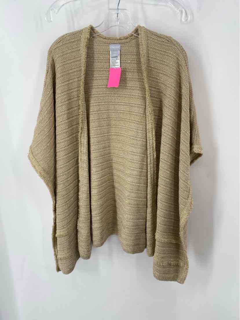Size S/M Chico's Gold Cardigan