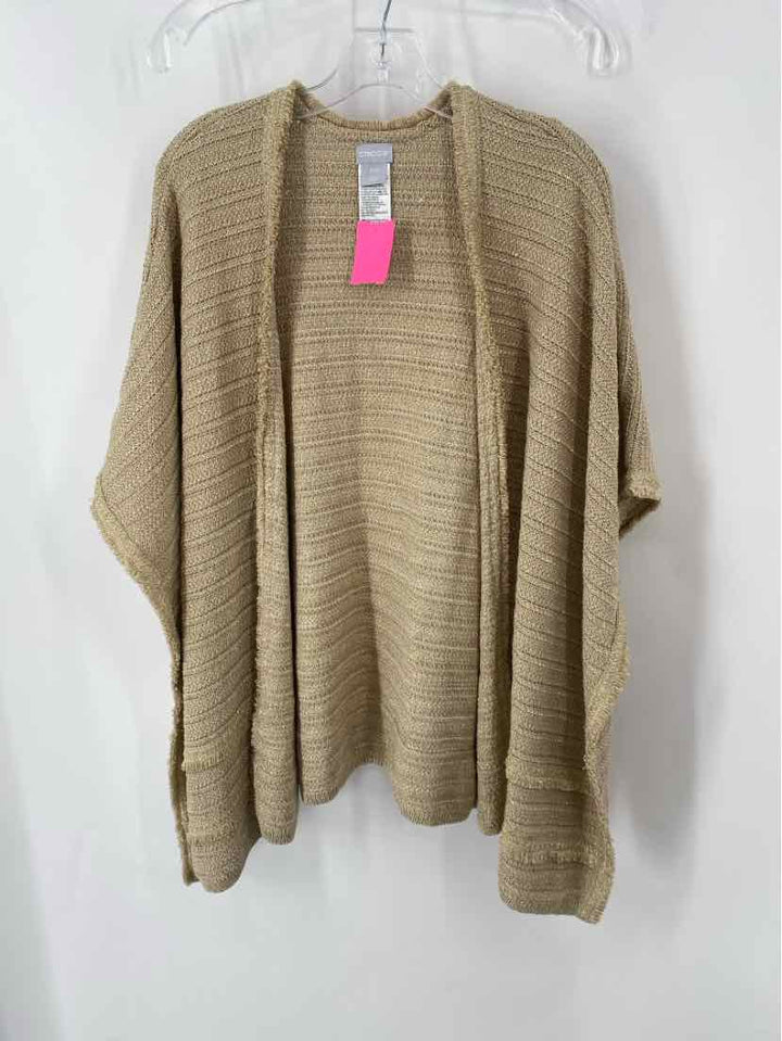 Size S/M Chico's Gold Cardigan
