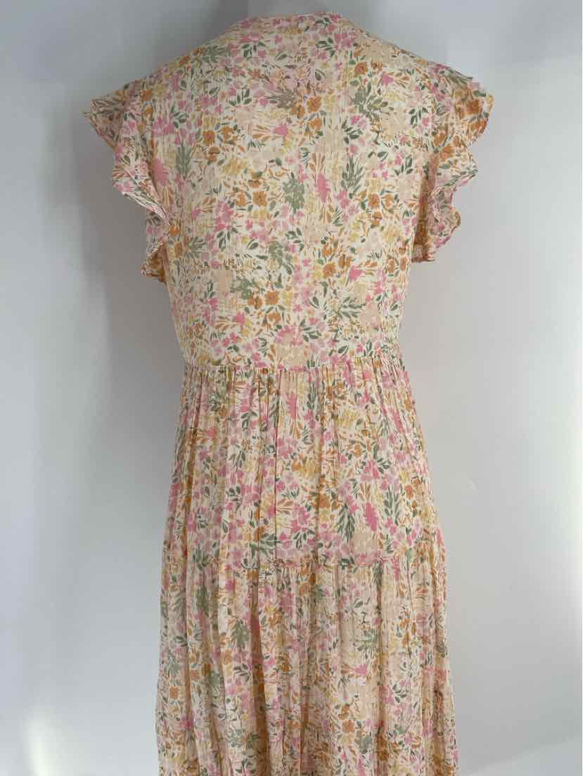Size L KARLIE Tan Dress
