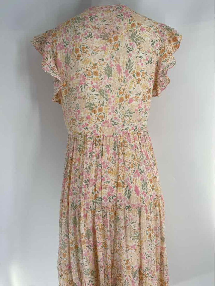 Size L KARLIE Tan Dress