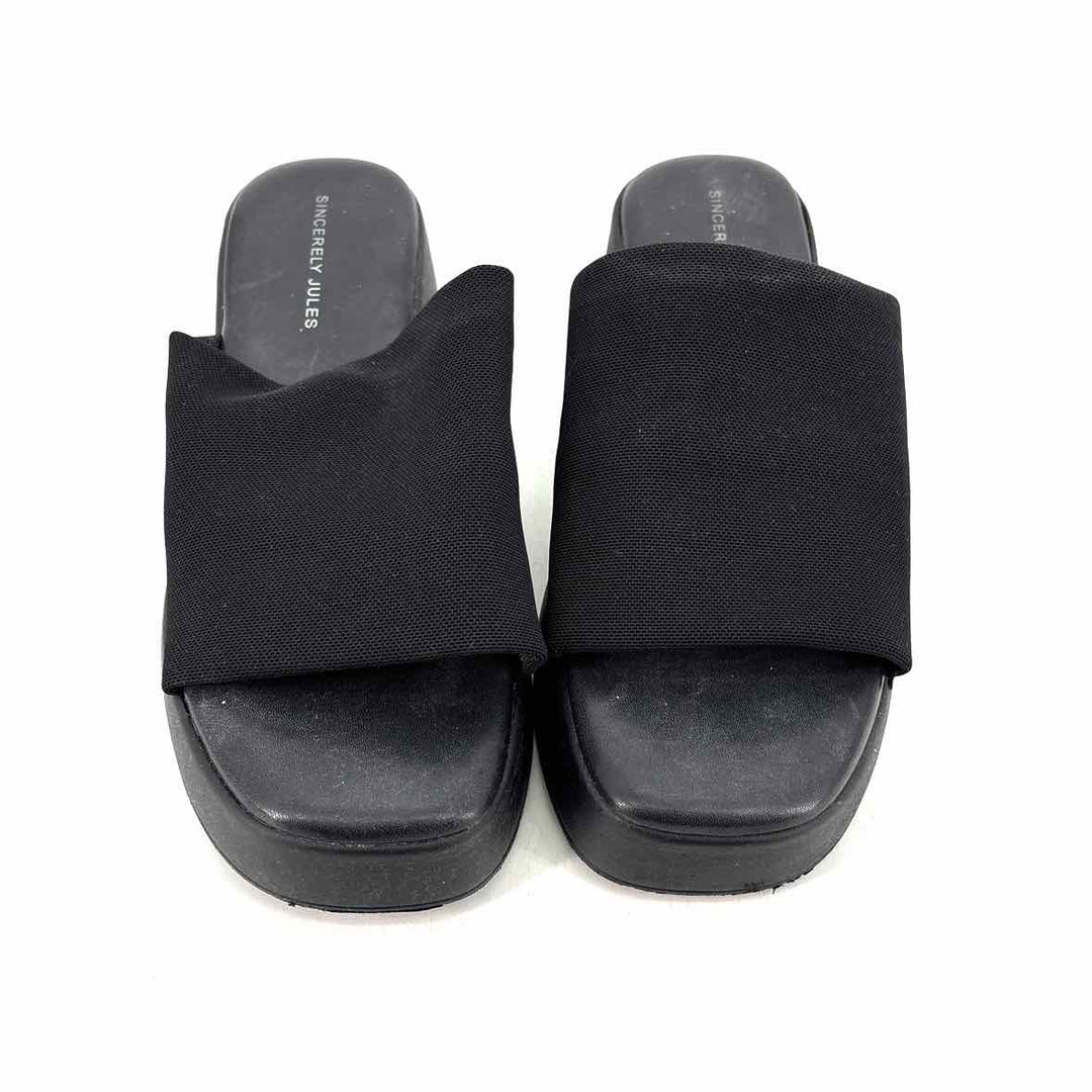 Shoe Size 8.5 SINCERELY JULES Black Sandals