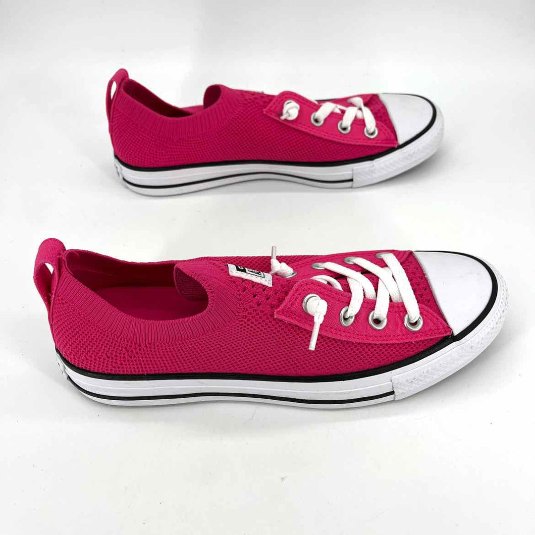 Shoe Size 9 Converse Hot Pink Knit Sneakers