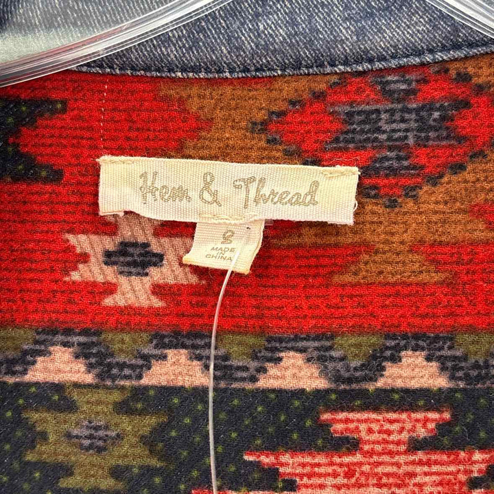 Size 8 HEM & THREAD Blue Sweater