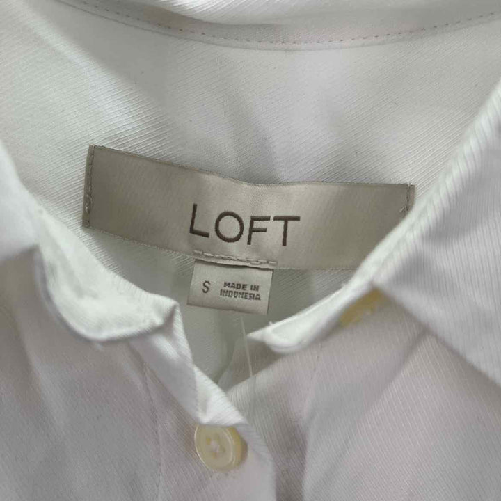 Size S Ann Taylor White Shirt