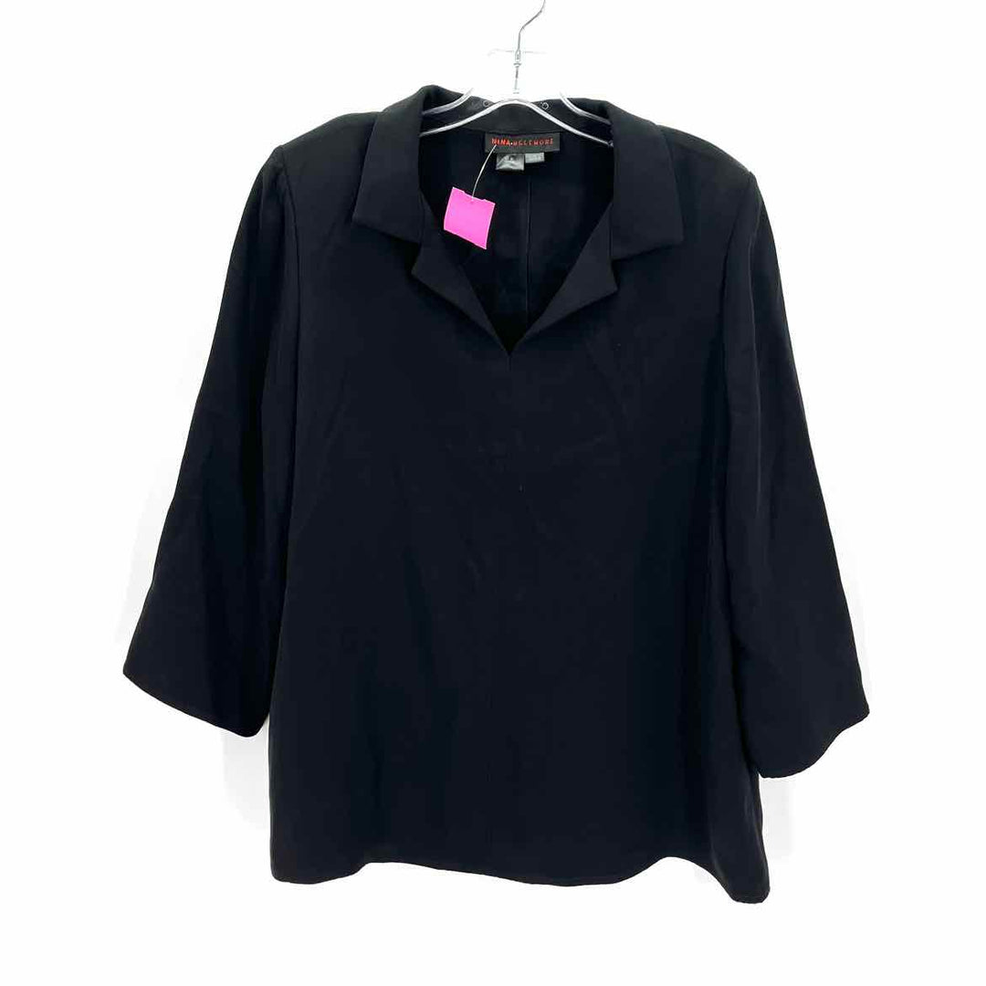 Size 14 NINA MCLEMORE Black Shirt
