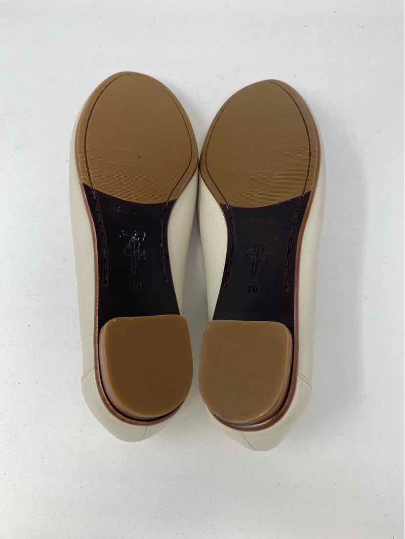 Shoe Size 10 Cole Haan Cream Leather Flats