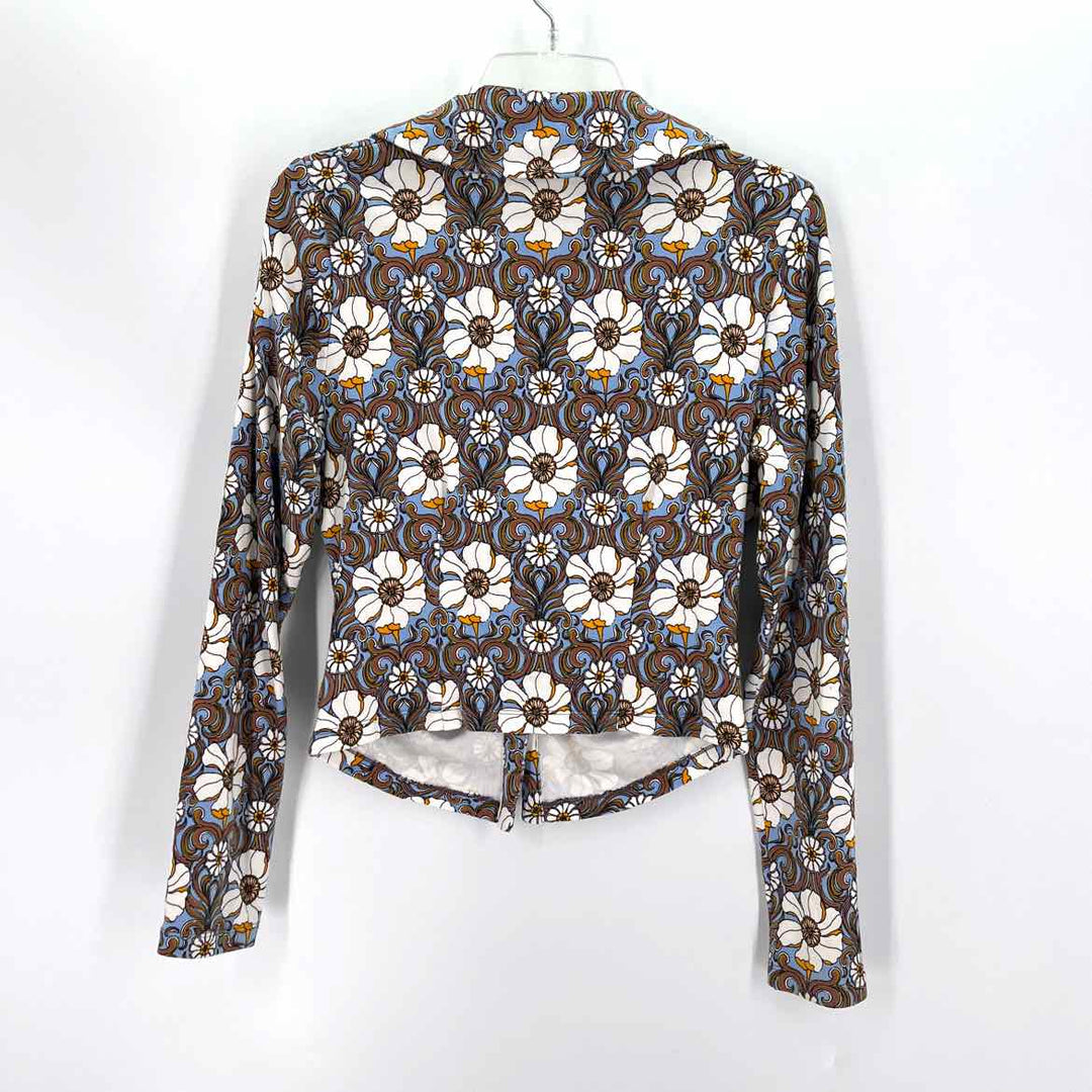 Size M MAEVE Multi-Color Knit Shirt