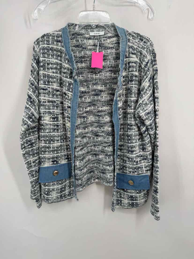 Size XL Blue Cardigan