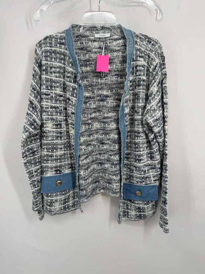 Size XL Blue Cardigan