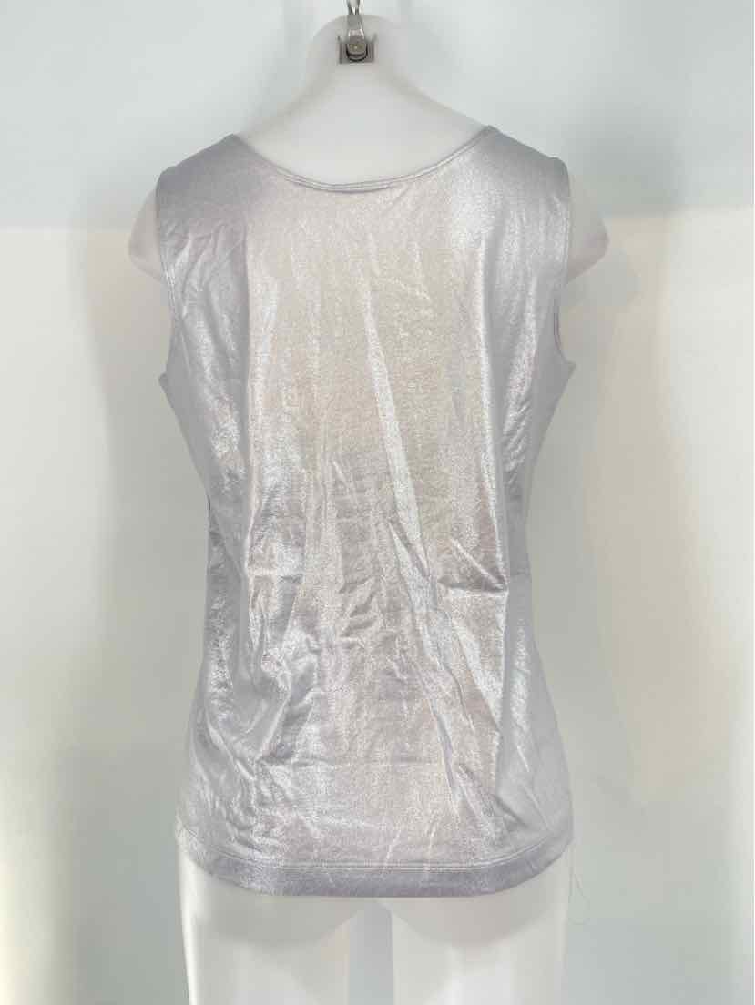 Size L Chico's Silver Shirt