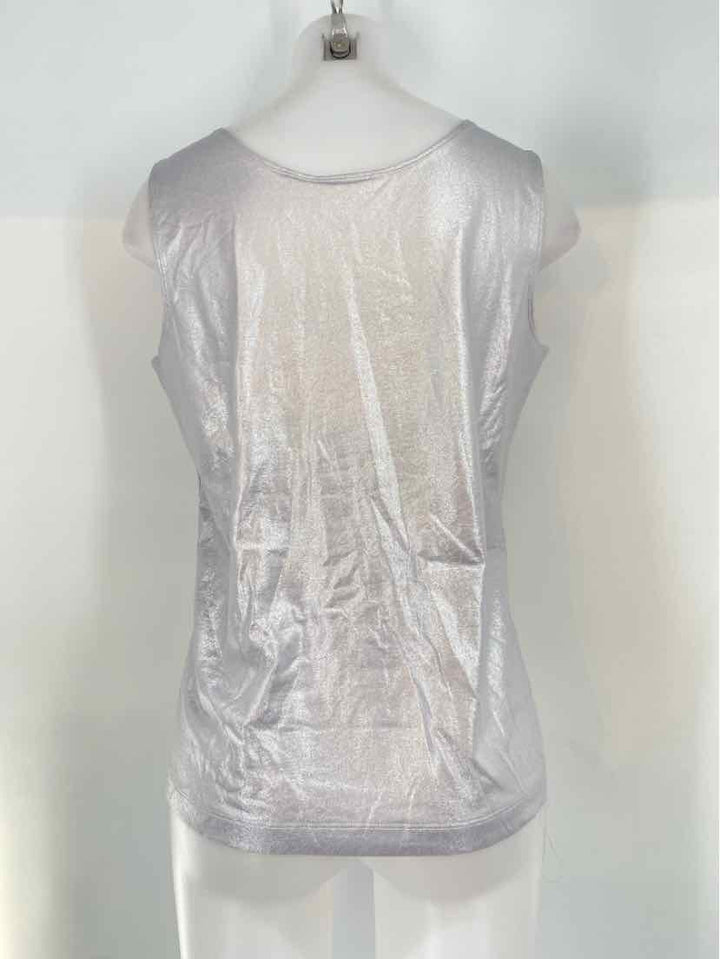 Size L Chico's Silver Shirt