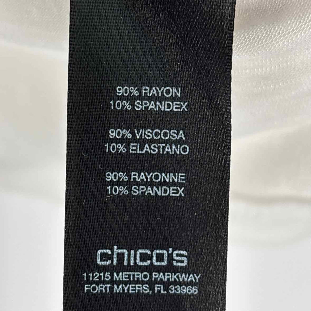 Size L Chico's White Shirt