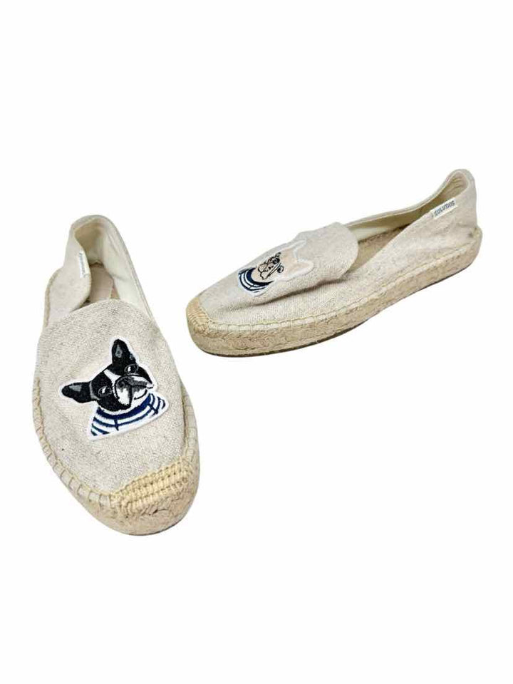 Shoe Size 7 SOLUDOS Beige Flats