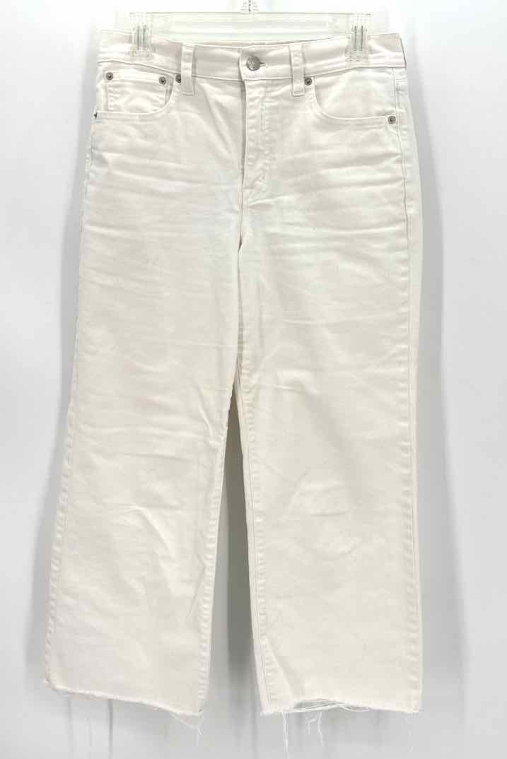 Size 28 J Crew White Pants
