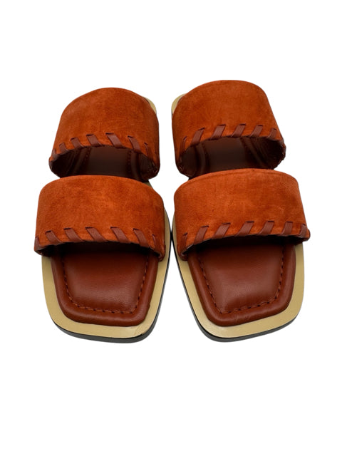 Shoe Size 38.5 LAFAYETTE Burnt Orange Sandals