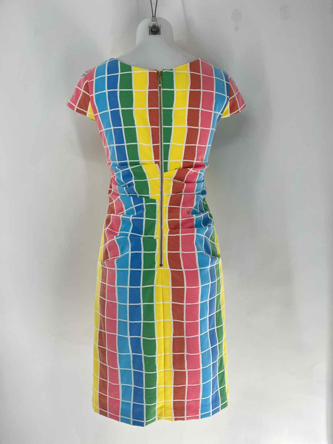 Size 4 SARA CAMPBELL Multi-Color Dress