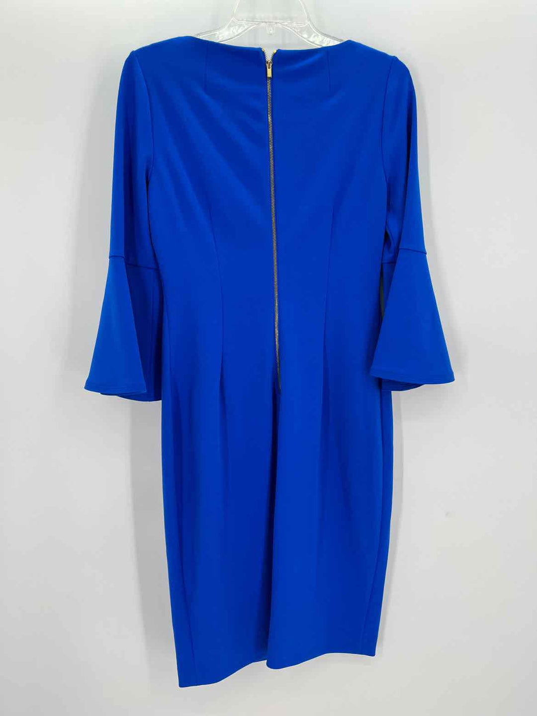 Size 6 Calvin Klein Blue Dress