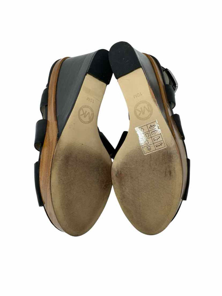 Shoe Size 10 Michael Kors Black Sandals