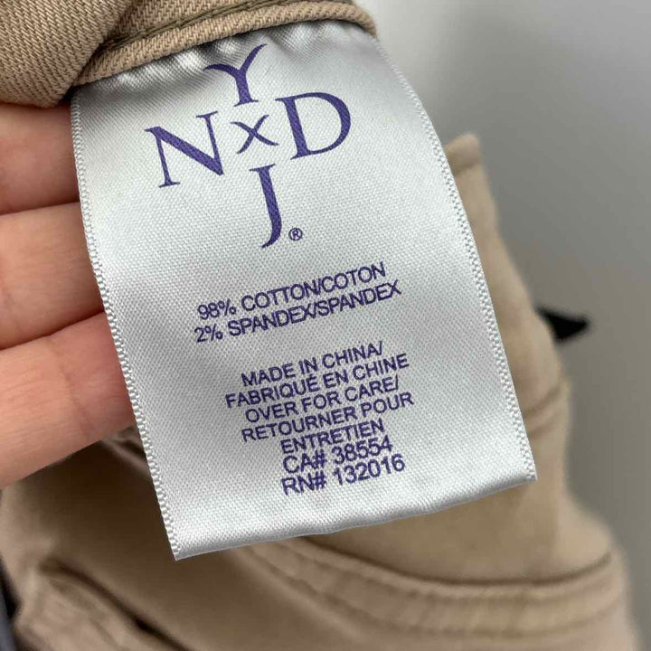 Size 14W NYDJ Tan Jeans