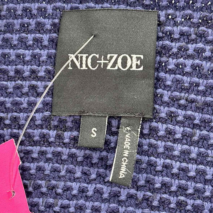 Size S NIC + ZOE Blue Print Blazer