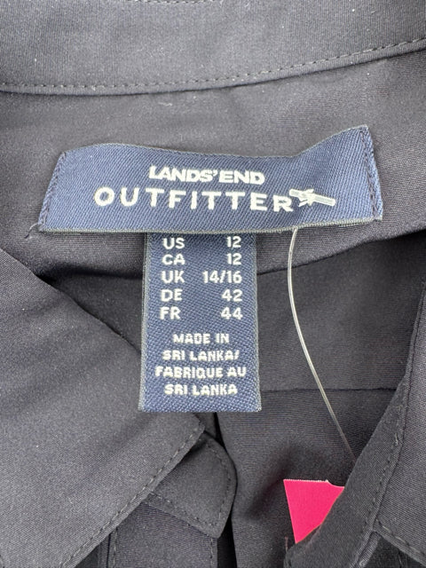 Size 12 LAND END Black Shirt