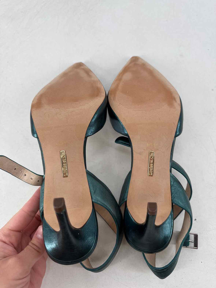 Shoe Size 10 LOUISE ET CIE Teal Pumps