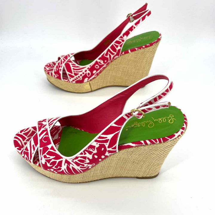 Shoe Size 6 Lilly Pulitzer Red Wedge