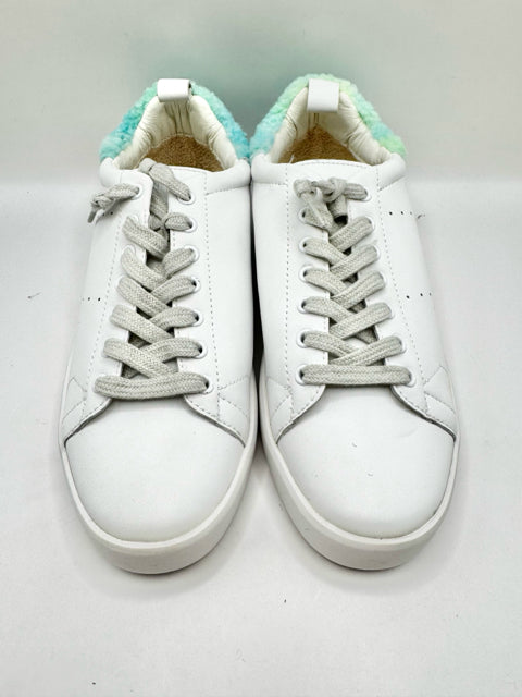 Shoe Size 9 White Leather Sneakers